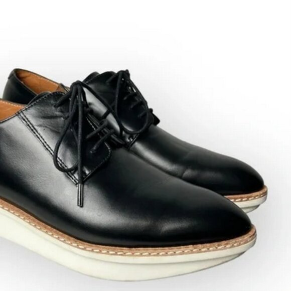 10 Crosby Derek Lam Black Patent Leather Gordon Oxford Shoe 8 - Picture 4 of 7